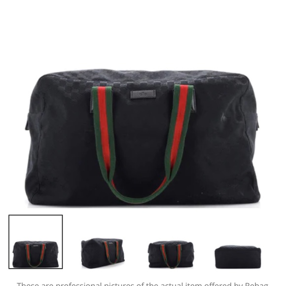 Gucci
Web Carry On Duffle Bag GG Canvas Large - Picture 4 of 10